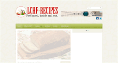 Desktop Screenshot of lchf-recipes.com