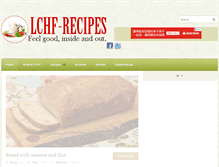 Tablet Screenshot of lchf-recipes.com